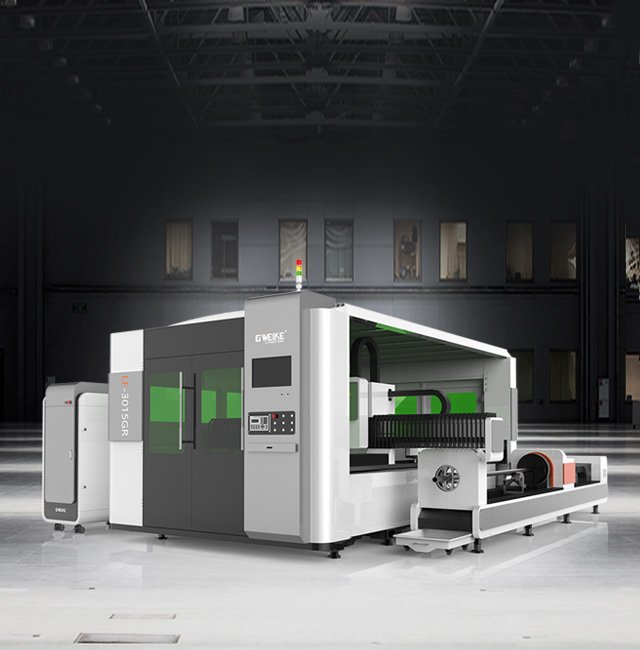 LF3015GCR PLATE TUBE EXCHANGE PLATFORM INTEGRATED FIBER LASER CUTTING MACHINE